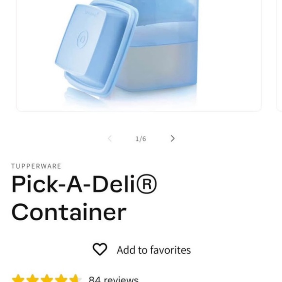 Tupperware Purple Pick A Deli Container - Picture 4 of 4